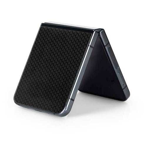 Specialty Vinyl Black Hex Texture Galaxy Z Flip5 5G Skin